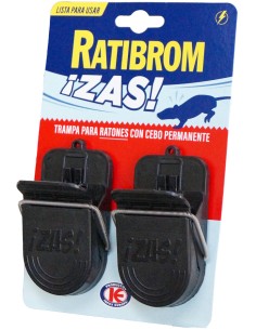 IMPEX EUROPA RATONERA RATIBROM ¡ZAS! (2 UNIDADES)