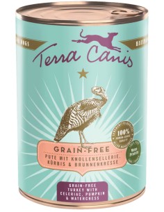 TERRA CANIS GRAIN FREE PAVO CON APIO, CON CALABAZA Y BERRO, SIN CEREALES - 400 GR 400 GR - 2
