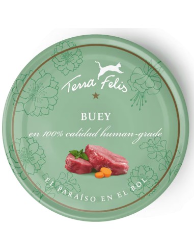 TERRA FELIS GRAIN FREE LATA DE BUEY - 80 GR 80 GR - 2