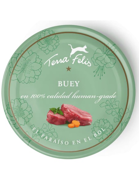 TERRA FELIS GRAIN FREE LATA DE BUEY - 80 GR 80 GR - 2