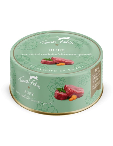 TERRA FELIS GRAIN FREE LATA DE BUEY - 80 GR 80 GR - 4