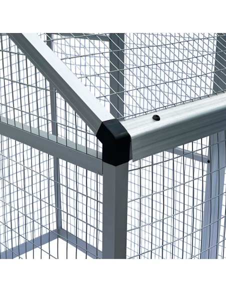 GAUN AVIARIO ALUMINIO - 182 X 178 X 195 CM 182 X 178 X 195 CM - 4