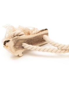 GREEN ELK JUGUETE DE CUERDA CON MEDIA ASTA DE CIERVO 2