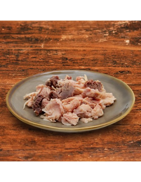 MCADAMS TARRINA DE POLLO CAMPERO CON PAVO Y CORAZÓN DE PAVO PARA PERROS - 150 GR 150 GR