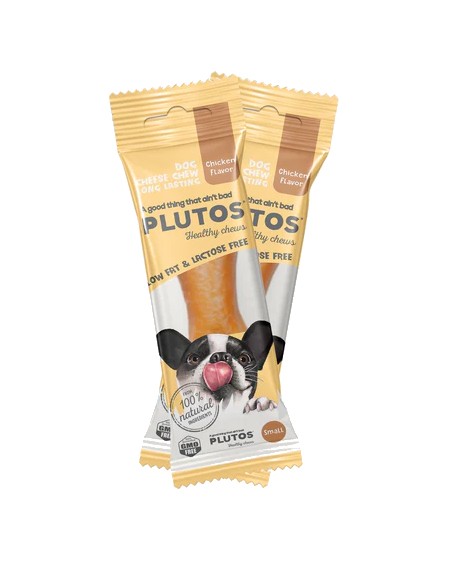 PLUTOS QUESO Y POLLO GRANDE MEDIANO PEQUEÑO