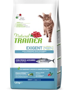 NATURAL TRAINER CAT EXIGENT PESCADO AZUL - 1,5 KG 1 5 KG
