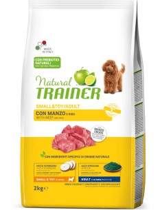 NATURAL TRAINER DOG ADULT BUEY PARA PERROS PEQUEÑOS Y TOY - 2 KG 2 KG