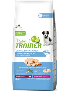 NATURAL TRAINER DOG PUPPY POLLO PARA CACHORROS MEDIANOS Y GRANDES 3 KG 12 KG
