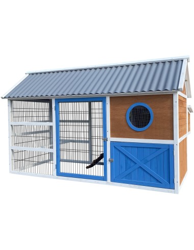 GAUN CASETA AVES MODELO VIENA - 200 X 80 X 120 CM 200 X 80 X 120 CM - 3