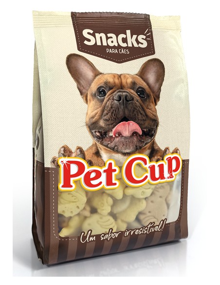 PET CUP SNACK GALLETAS FIGURAS ANIMALES 10 KG 400 GR