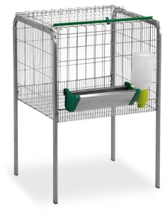 GAUN JAULA ENGORDE DE POLLOS 1 DEPARTAMENTO 65 X 79 X 98 CM - 2