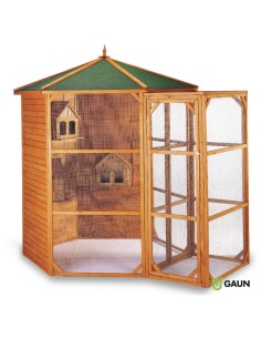 GAUN PAJARERA MADERA MODELO ATENAS 251 1 X 216 X 243 5 CM - 2