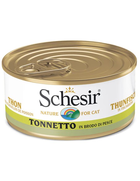 SCHESIR ATÚN EN CALDO DE COCCIÓN PARA GATOS - 70 GR (14 UNIDADES) 14 X 70 GR - 2