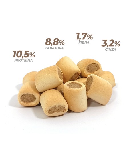 PET CUP SNACK GALLETAS HUESO MARRON 10 KG 400 GR