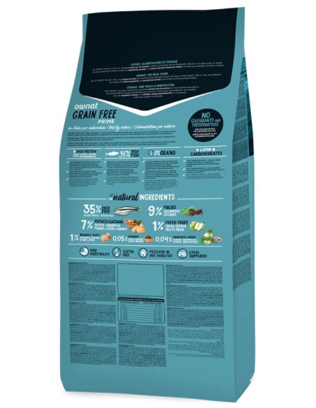 OWNAT PRIME GRAIN FREE ADULT OILY FISH 3 KG 12 KG - 3