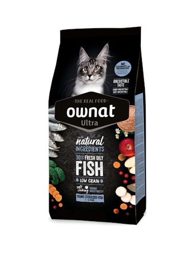 OWNAT ULTRA CAT YOUNG STERILIZED FISH 1 5 KG 3 KG