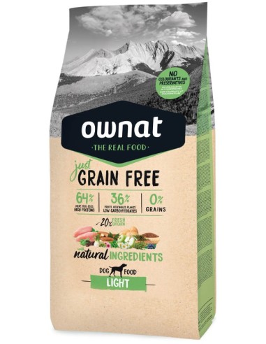 OWNAT JUST GRAIN FREE LIGHT 3 KG 14 KG - 2