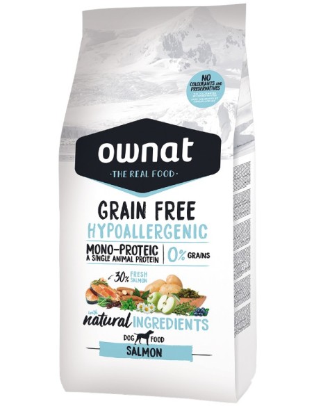 OWNAT HYPO GRAIN FREE SALMON 3 KG 12 KG