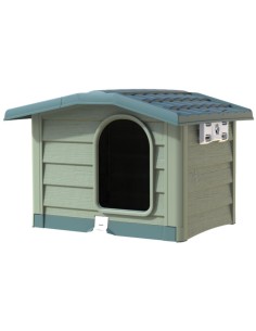 BAMA PET CASETA BUNGALOW VERDE M (89 X 75 X 62 CM) L (110 X 94 X 77 CM) 2
