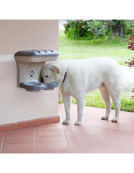 BAMA PET COMEDERO DOBLE FOOD STAND 48 X 27 X 42 CM 50 X 29 X 52 CM