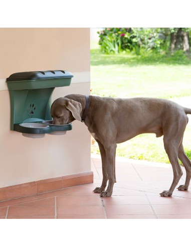 BAMA PET COMEDERO DOBLE FOOD STAND 48 X 27 X 42 CM 50 X 29 X 52 CM