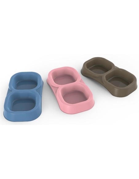 BAMA PET COMEDERO DOBLE CIOTOLA 21 X 11 5 X 3 CM