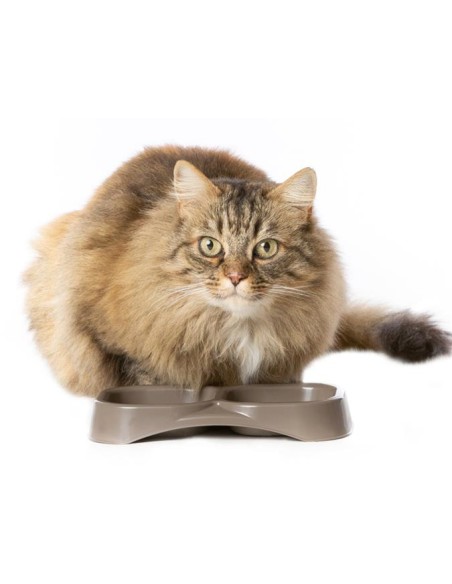 BAMA PET COMEDERO DOBLE CIOTOLA 21 X 11 5 X 3 CM