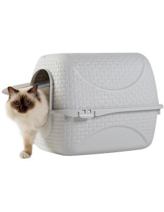 BAMA PET ARENERO PRIVE GRIS 41 8 X 50 5 X 39 6 CM 2