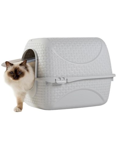 BAMA PET ARENERO PRIVE GRIS 41 8 X 50 5 X 39 6 CM