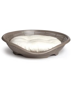 BAMA PET CAMA PASHA CON COJIN - 48 X 46 X 11 CM MARRÓN