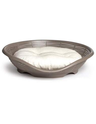 BAMA PET CAMA PASHA CON COJIN - 48 X 46 X 11 CM MARRÓN