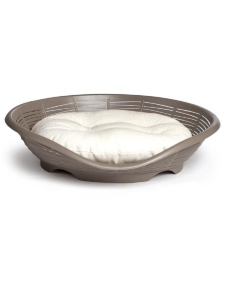 BAMA PET CAMA PASHA CON COJIN - 48 X 46 X 11 CM MARRÓN
