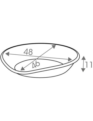 BAMA PET CAMA PASHA CON COJIN - 48 X 46 X 11 CM MARRÓN GRIS