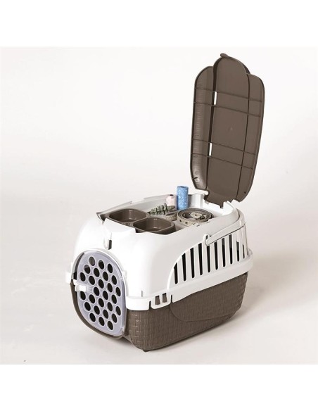 BAMA PET TRANSPORTIN TOUR MARRON 52 X 33 X 34 CM 59 X 38 X 37 CM