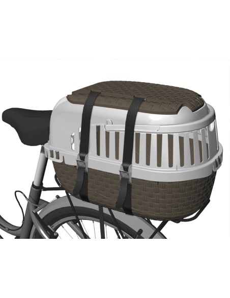 BAMA PET TRANSPORTIN TOUR MARRON 52 X 33 X 34 CM 59 X 38 X 37 CM