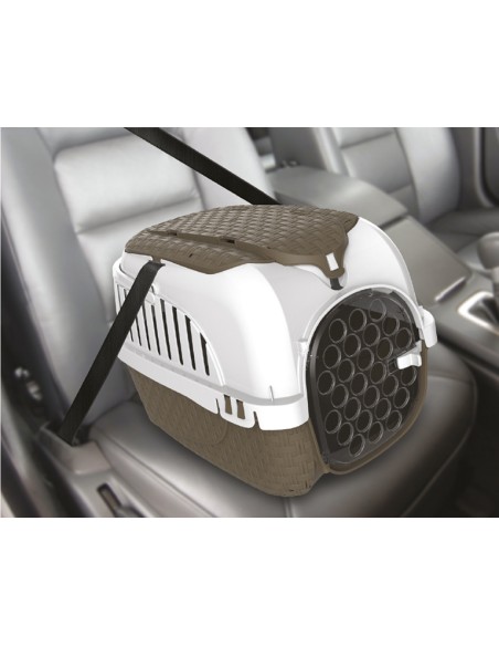 BAMA PET TRANSPORTIN TOUR MARRON 52 X 33 X 34 CM 59 X 38 X 37 CM