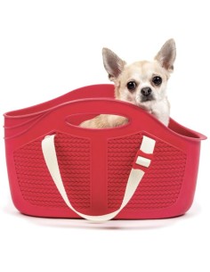 BOLSO MIA PET  ROJO - 40 X 15 X 24 CM