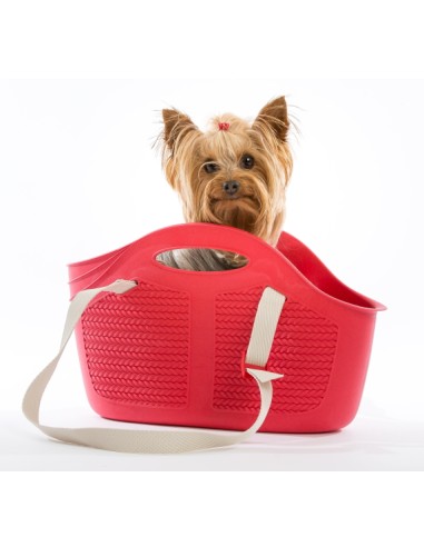 BOLSO MIA PET  ROJO - 40 X 15 X 24 CM