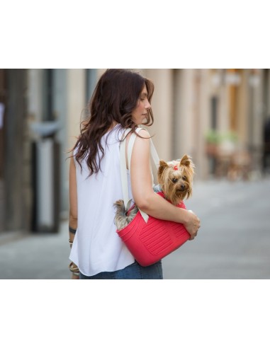 BOLSO MIA PET  ROJO - 40 X 15 X 24 CM