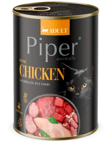 PIPER CAT CHICKEN GRAIN FREE PARA GATOS - 400 GR
