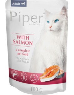 PIPER CAT SALMON GRAIN FREE PARA GATOS - 100 GR