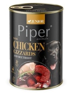 PIPER DOG CHIKENTMOLLEJAS DE POLLO PARA CACHORROS - 400 GR