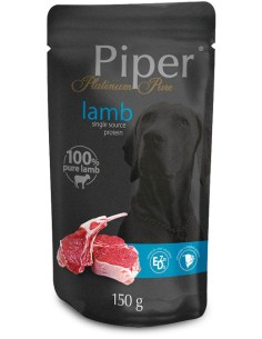 PIPER PURE PLATINUM LAMB CORDERO MONOPPROTEICO PARA PERROS - 150 GR