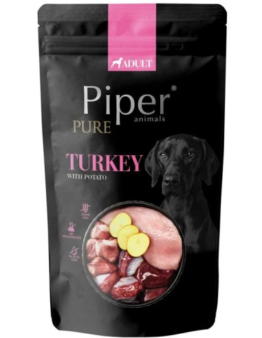 PIPER PURE PLATINUM TURKEY PAVO Y PATATAS MONOPPROTEICO PARA PERROS - 150 GR