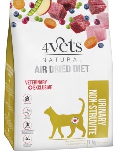 PIPER 4VETS CAT AIR DRIED URINARY PARA GATOS 1 KG