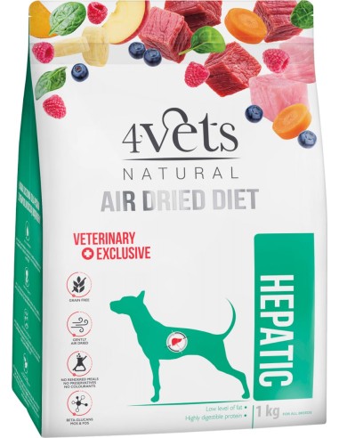 PIPER 4VETS DOG AIR DRIED HEPATIC PARA PERROS 1 KG