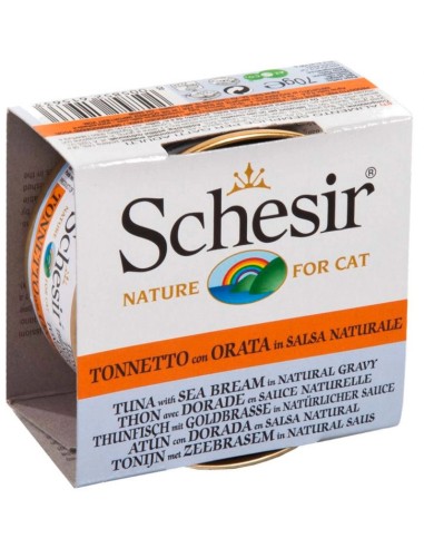 SCHESIR ATÚN CON DORADA EN SALSA PARA GATOS - 70 GR (14 UNIDADES) 14 X 70 GR - 2
