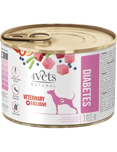 PIPER 4VETS DOG DIABETES PARA PERROS - 185 GR