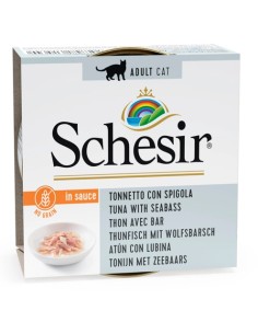 SCHESIR ATÚN CON LUBINA EN SALSA PARA GATOS - 70 GR (14 UNIDADES) 14 X 70 GR - 2