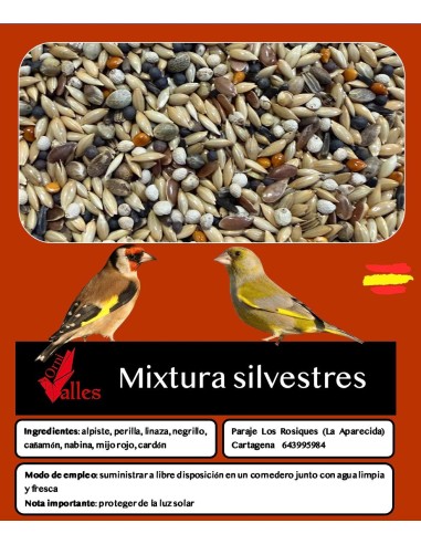 ORNIVALLES MIXTURA SILVESTRES ESPECIAL 3 KG